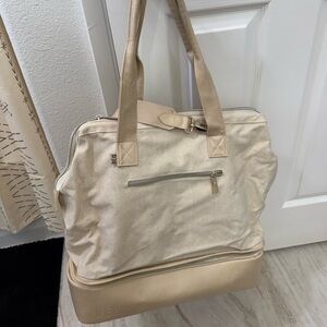 Mini Beis Canvas Tote Bag